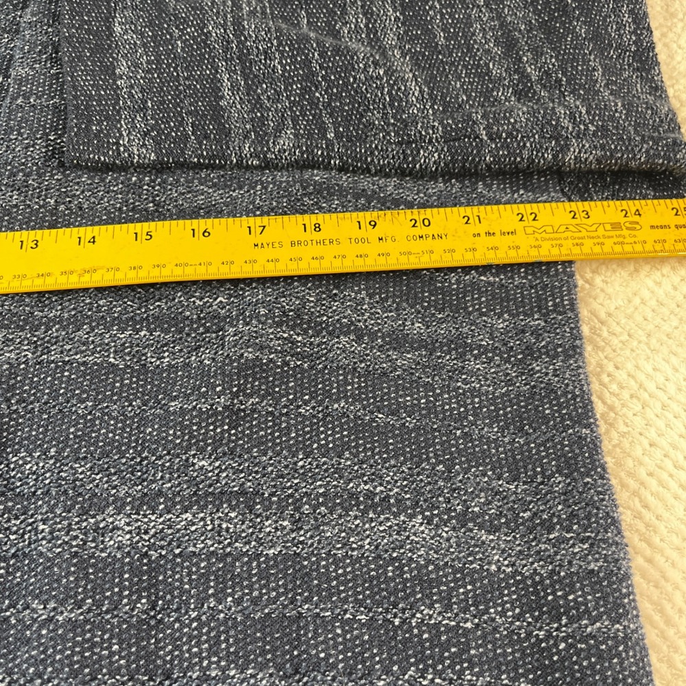 EILEEN FISHER Blue Speckled Knit Open Front Cardigan Sweater L G - Picture 8 of 8